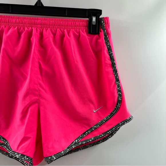 Nike Neon Pink Running Shorts with Black & White Trim – Size S - Picture 3 of 7